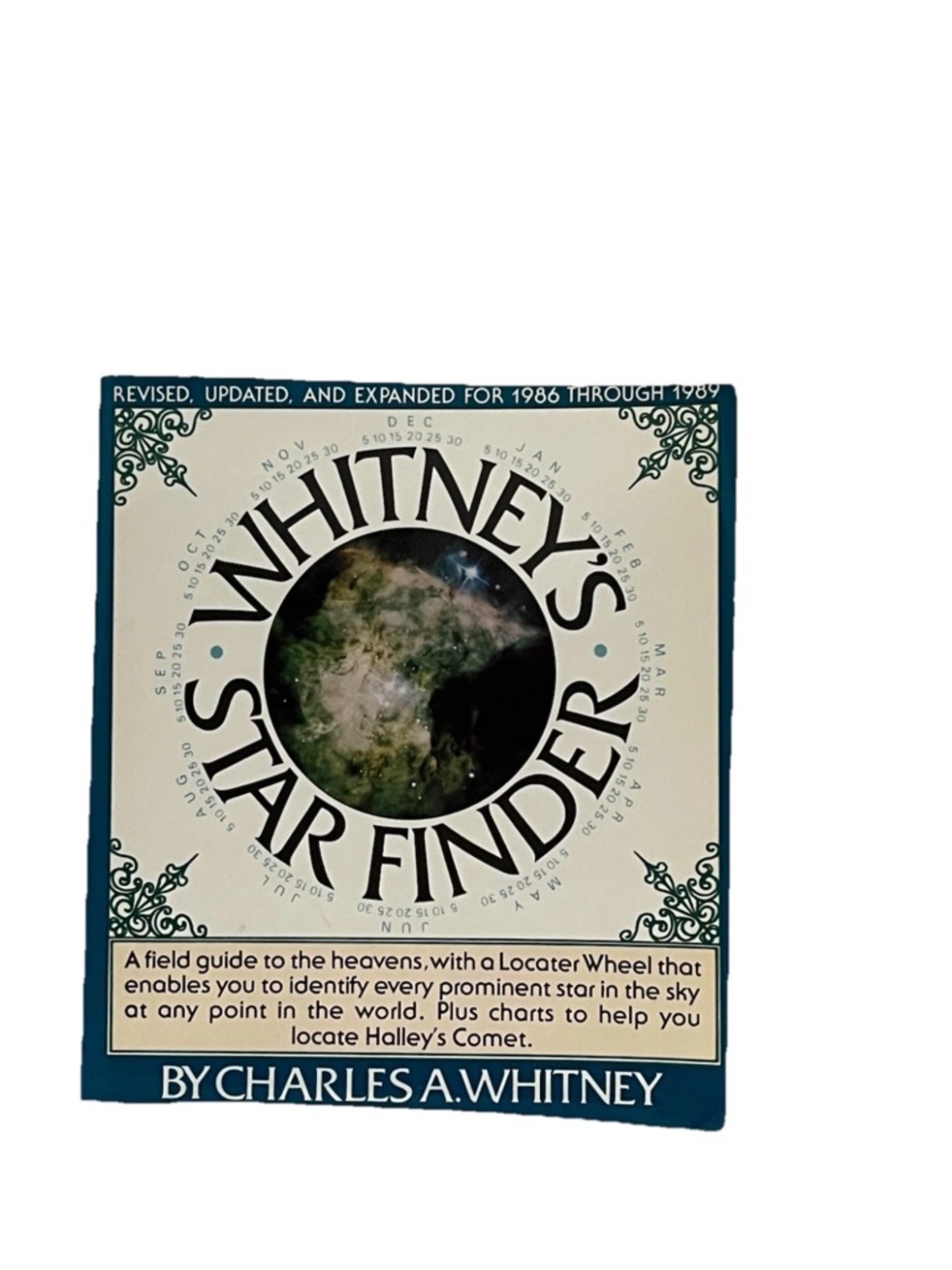 Whitney’s Star Finder Vintage 1986 Through 1989. Vintage 1980’s Book. Astronomy
